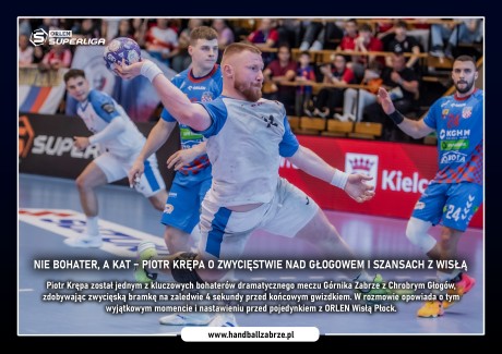 Nie bohater, a kat – Piotr Krępa o zwycięstwie nad Głogowem i szansach z Wisłą