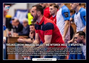 Trójkolorowi walczą dalej - we wtorek mecz o wszystko w wypełnionej hali w Zabrzu
