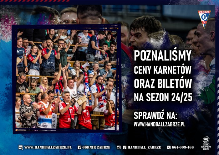 Poznajcie cennik biletów na sezon 2024/2025!