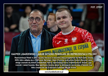 Kacper Ligarzewski i Jakub Szyszko powołani do reprezentacji Polski!