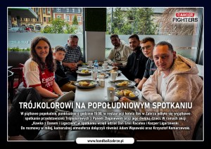 Trójkolorowi na popołudniowym spotkaniu z kibicami – wspieramy Sonię!